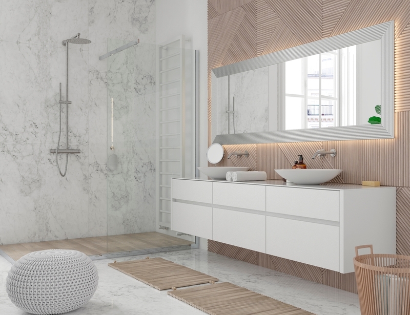 Come arredare bagno effetto marmo stile classico